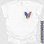 USA Eagle Flag Embroidery T-Shirt, Patriotic Shirt