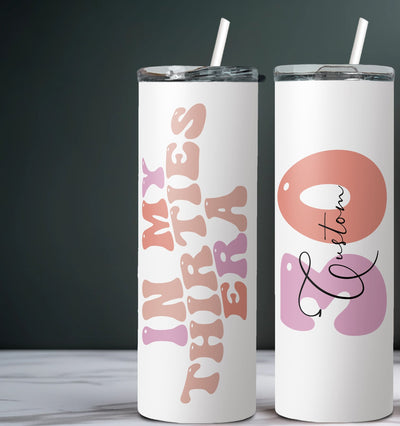 Custom 20th Birthday Tumbler, Birthday Tumbler