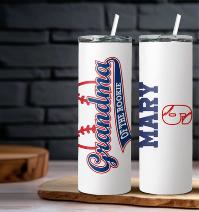 Baseball FAmily Tumbler, Rookie Tumbler Gift