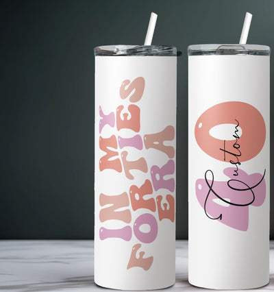 Custom 20th Birthday Tumbler, Birthday Tumbler