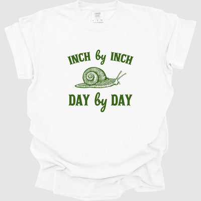 Inch by Inch Day by Day Snail T-Shirt, Retro 90s Snail Shirt