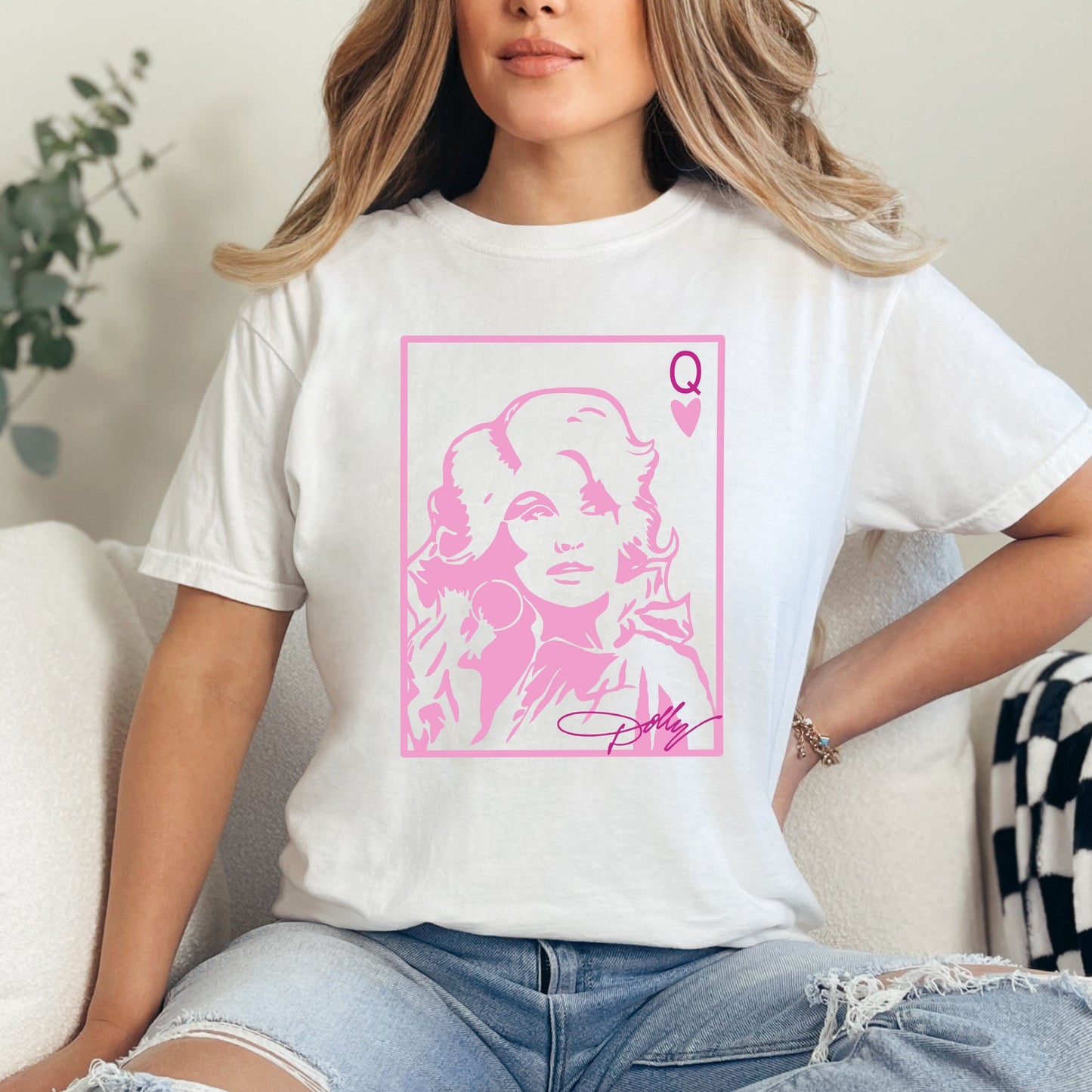 Dolly Reba Pink Design Shirt