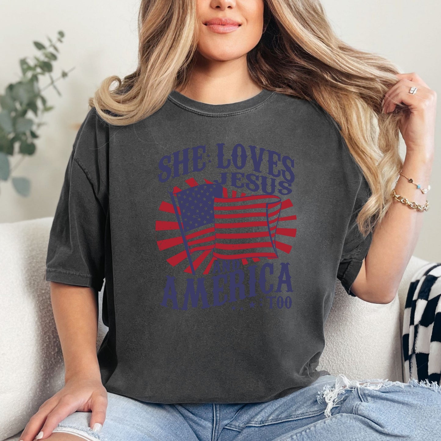 She Loves Jesus and America Too