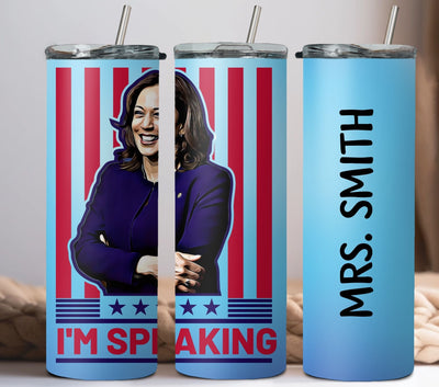 Kamala Tumbler, Custom Harris Tumbler