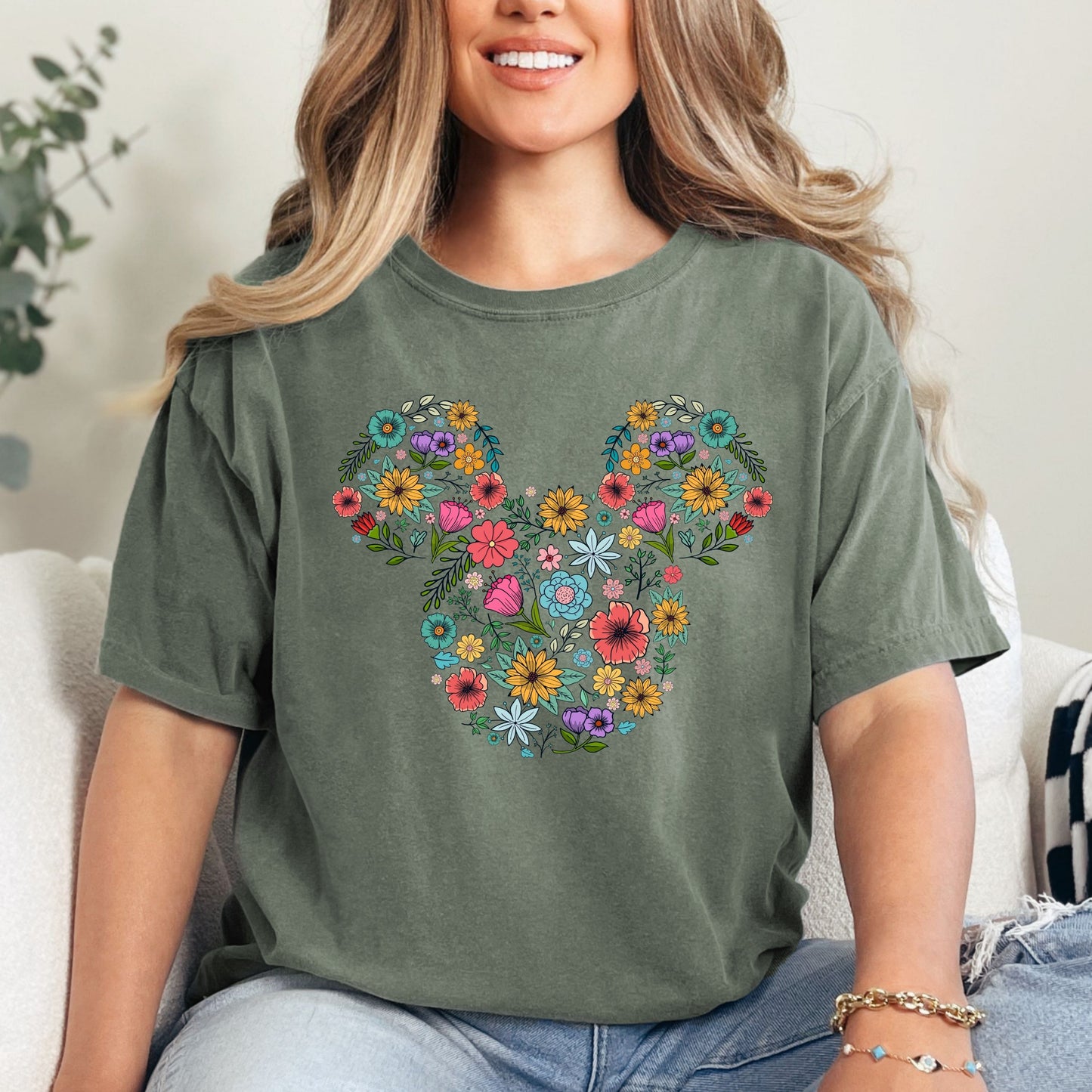 Disney Flowers Shirt