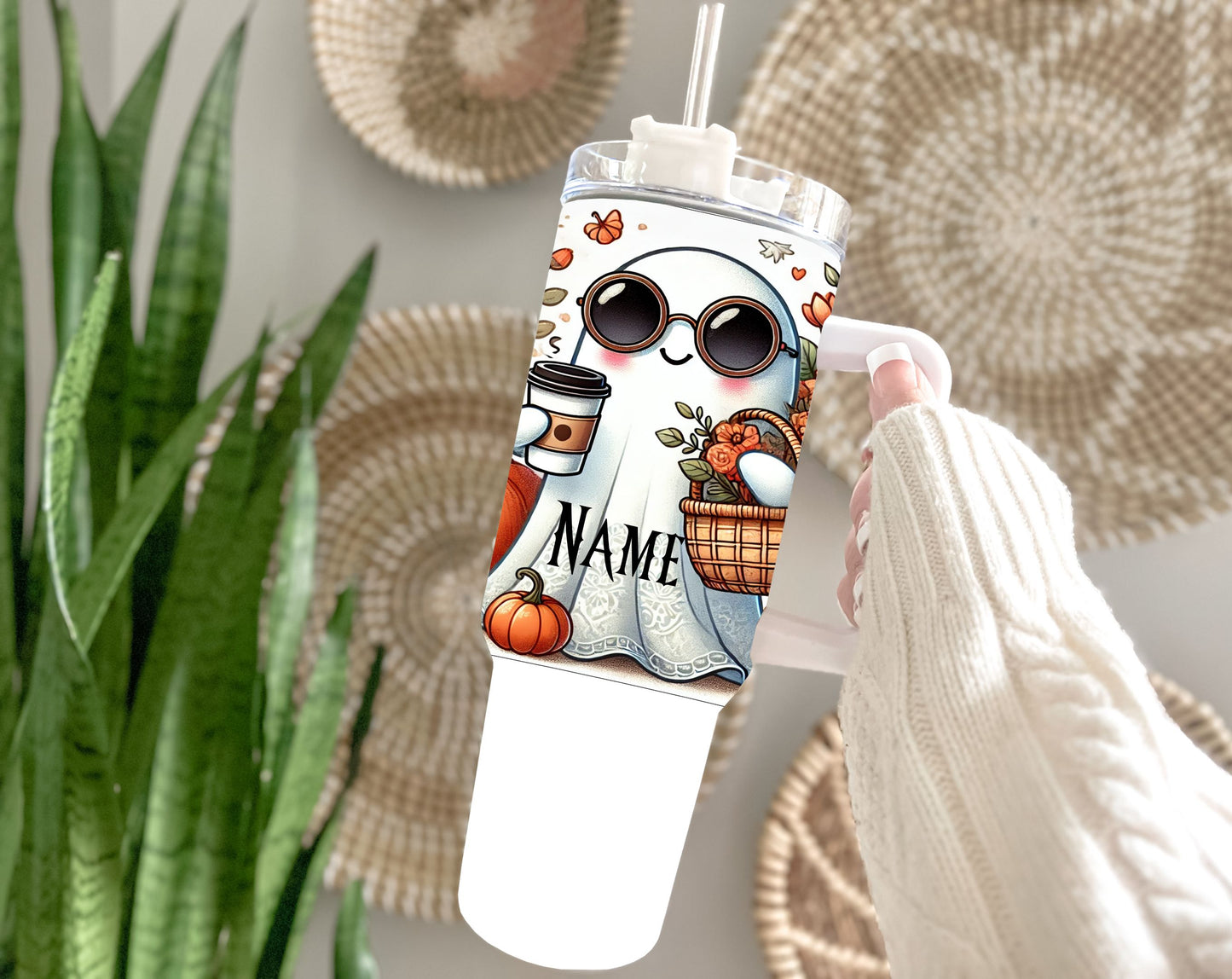 Spooky Tumbler, Cute Custom Spooky Tumbler