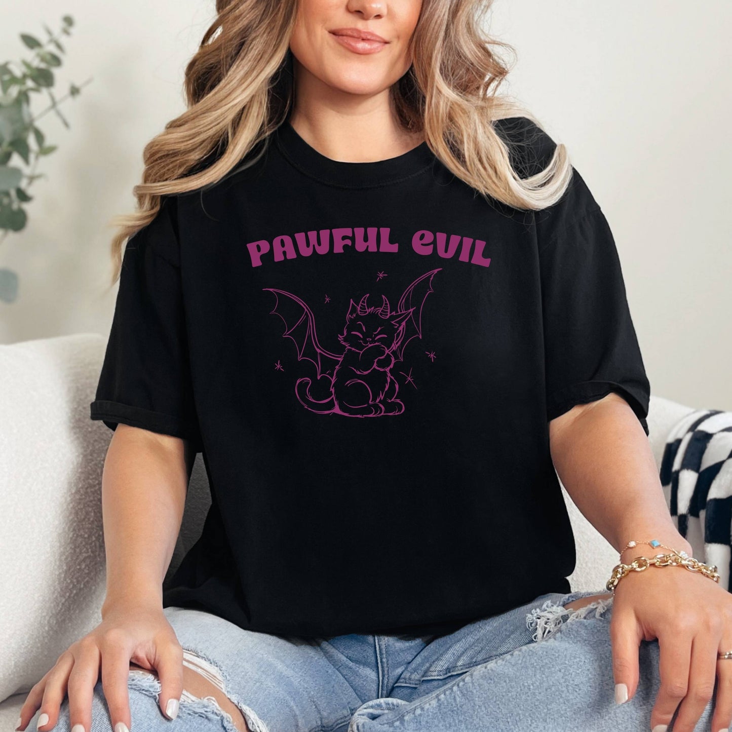 Pawful Evil T-Shirt, Gift for Pet Parents