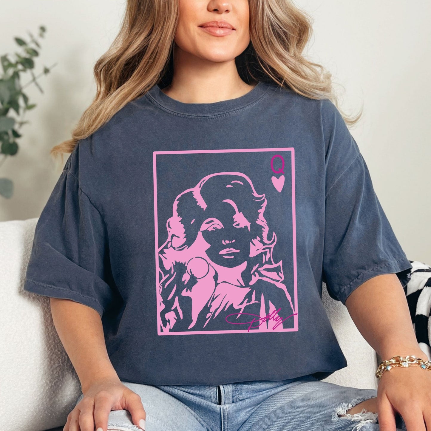 Dolly Reba Pink Design Shirt