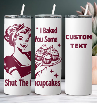 Baked Tumbler, Cake Tumbler, Custom Mom Tumbler