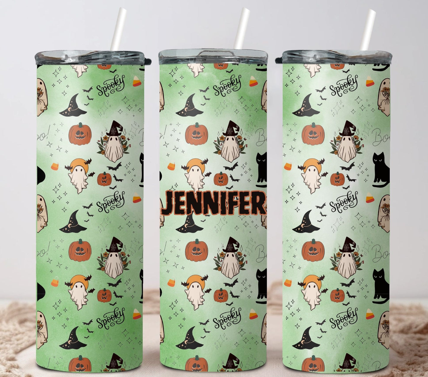 SpookyTumbler, Cute Custom Spooky Tumbler