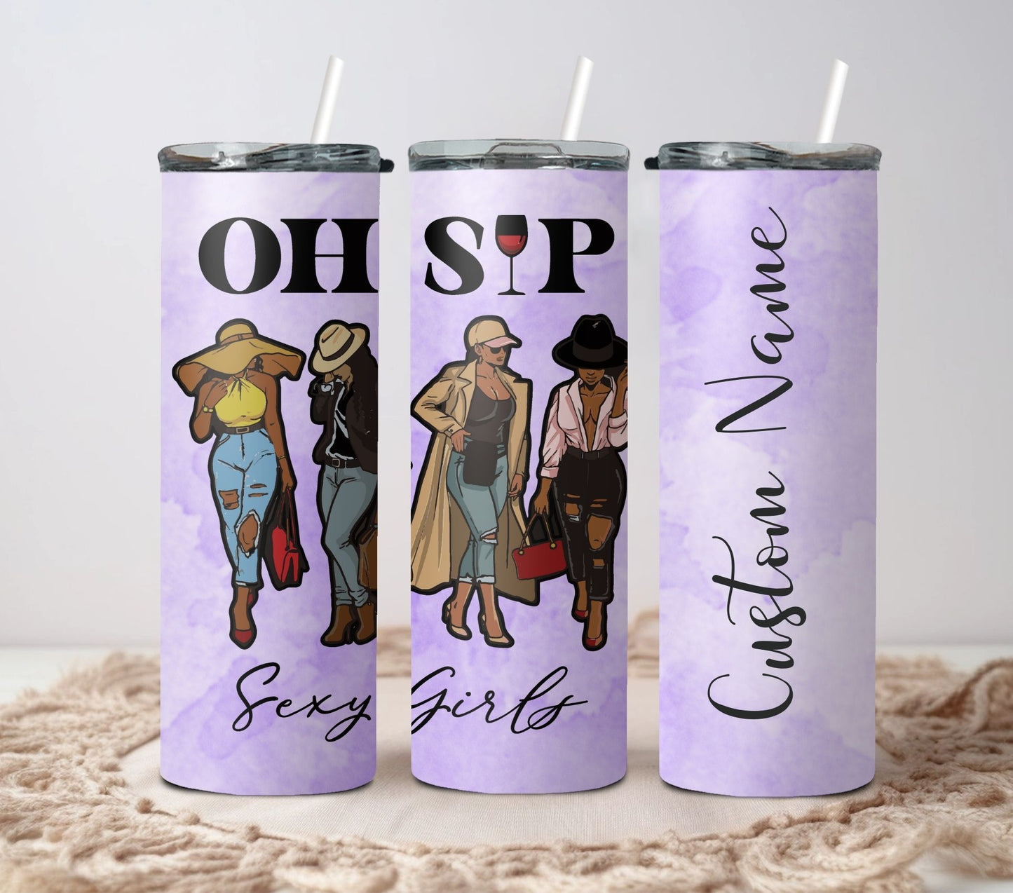 Oh Sip Girl Tumbler, Girl Trip Tumbler