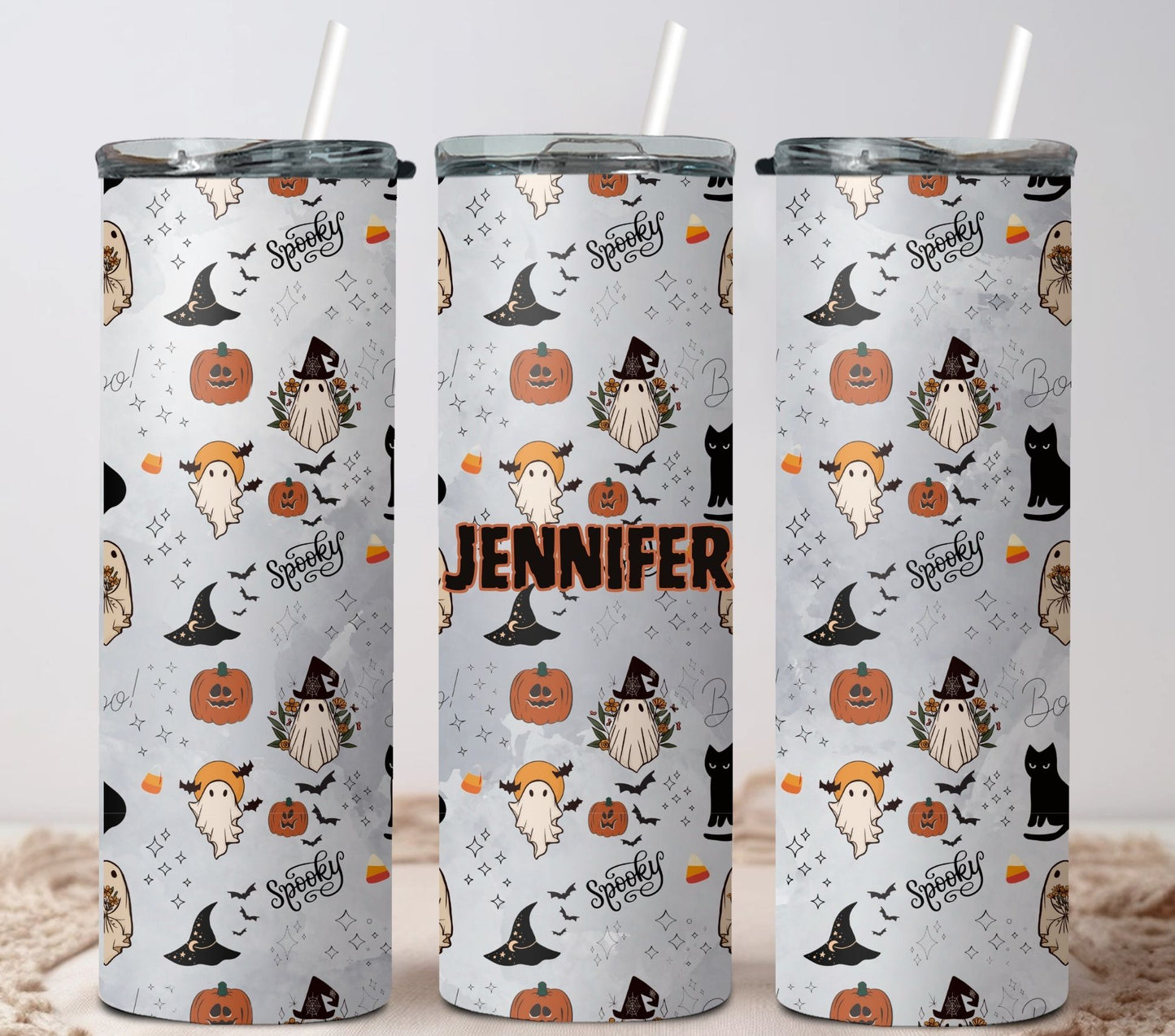 SpookyTumbler, Cute Custom Spooky Tumbler