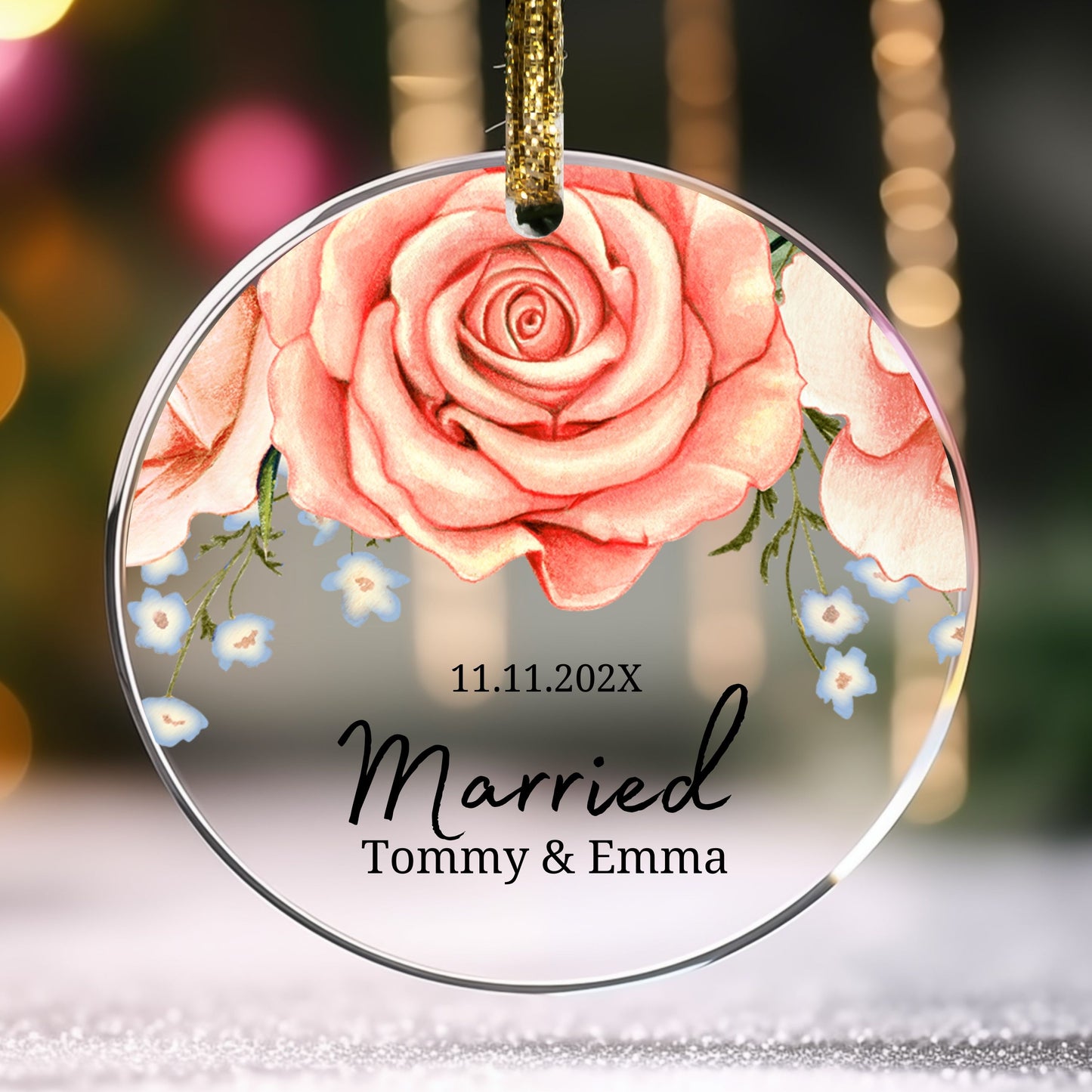 Married Ornament, Married Rosa Ornament