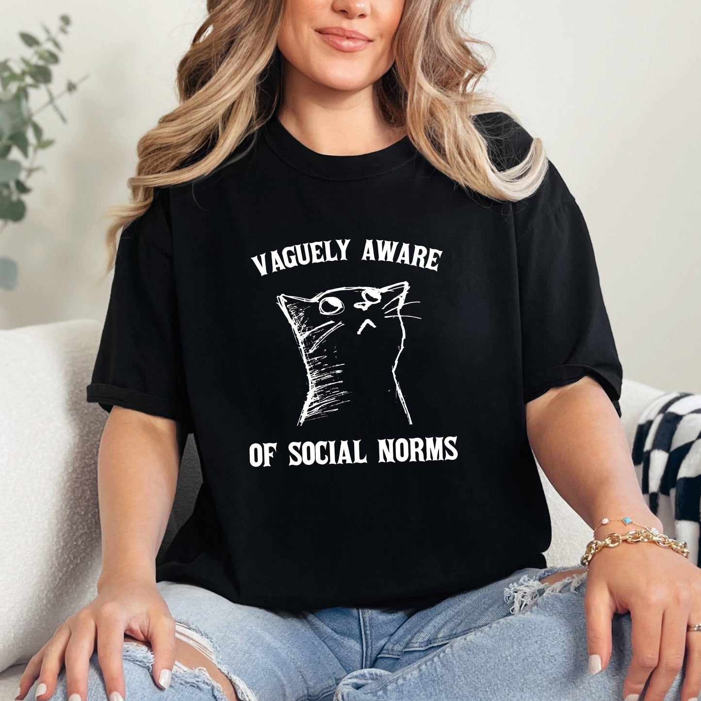 Vaguely Aware of Social Norms T-Shirt