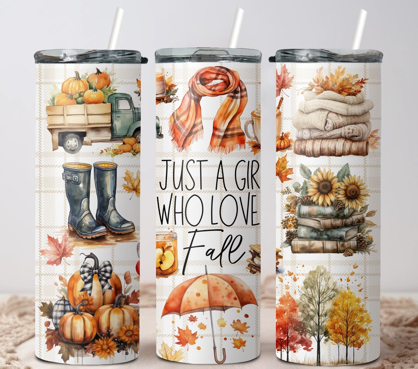 Fall Tumbler, Fall Custom Tumbler