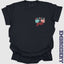 American Girl Embroidery T-Shirt, 4th of July Shirt