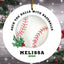 Baseball Ornament, Baseball Custom Ornament