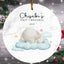 Baby Ornament, Baby Animal Christmas Ornament