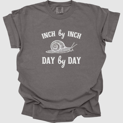 Inch by Inch Day by Day Snail T-Shirt, Retro 90s Snail Shirt