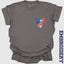 USA Eagle Flag Embroidery T-Shirt, Patriotic Shirt