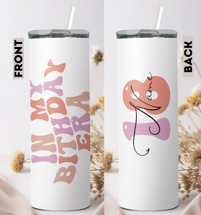 Birthday Era Tumbler, Custom Birthday Tumbler