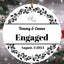 Engaged Ornament, Engaged Couple Ornament