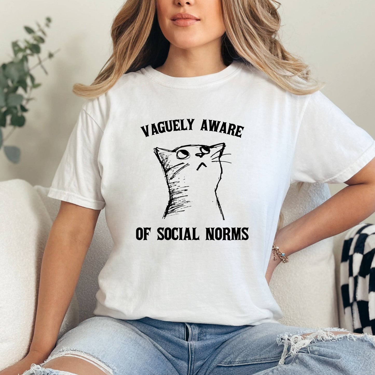 Vaguely Aware of Social Norms T-Shirt