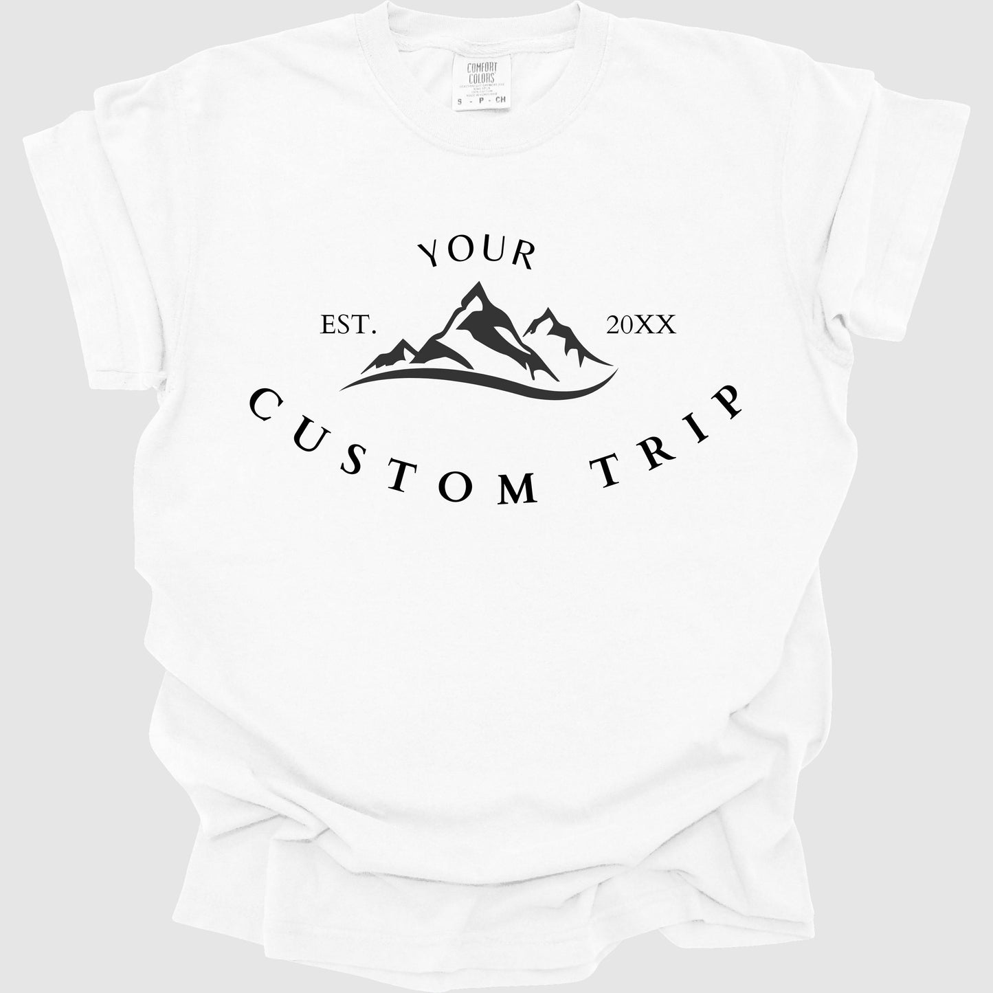 Custom Trip Design T-Shirt, Custom Photo Shirt