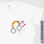 Headphones Embroidered T-Shirt, Gift for Music Lovers